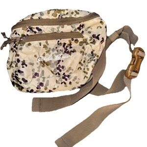 Eddie Bauer Stowaway Packable Waistpack | Sling | Fanny | Dark Tan Belt Bag